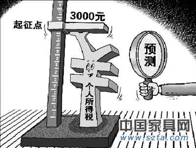 国务院通过个税调整方案 代表建议5000元起征